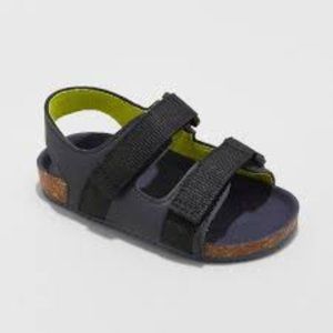 Cat & Jack Navy Blue Keenan Footbed Sandals